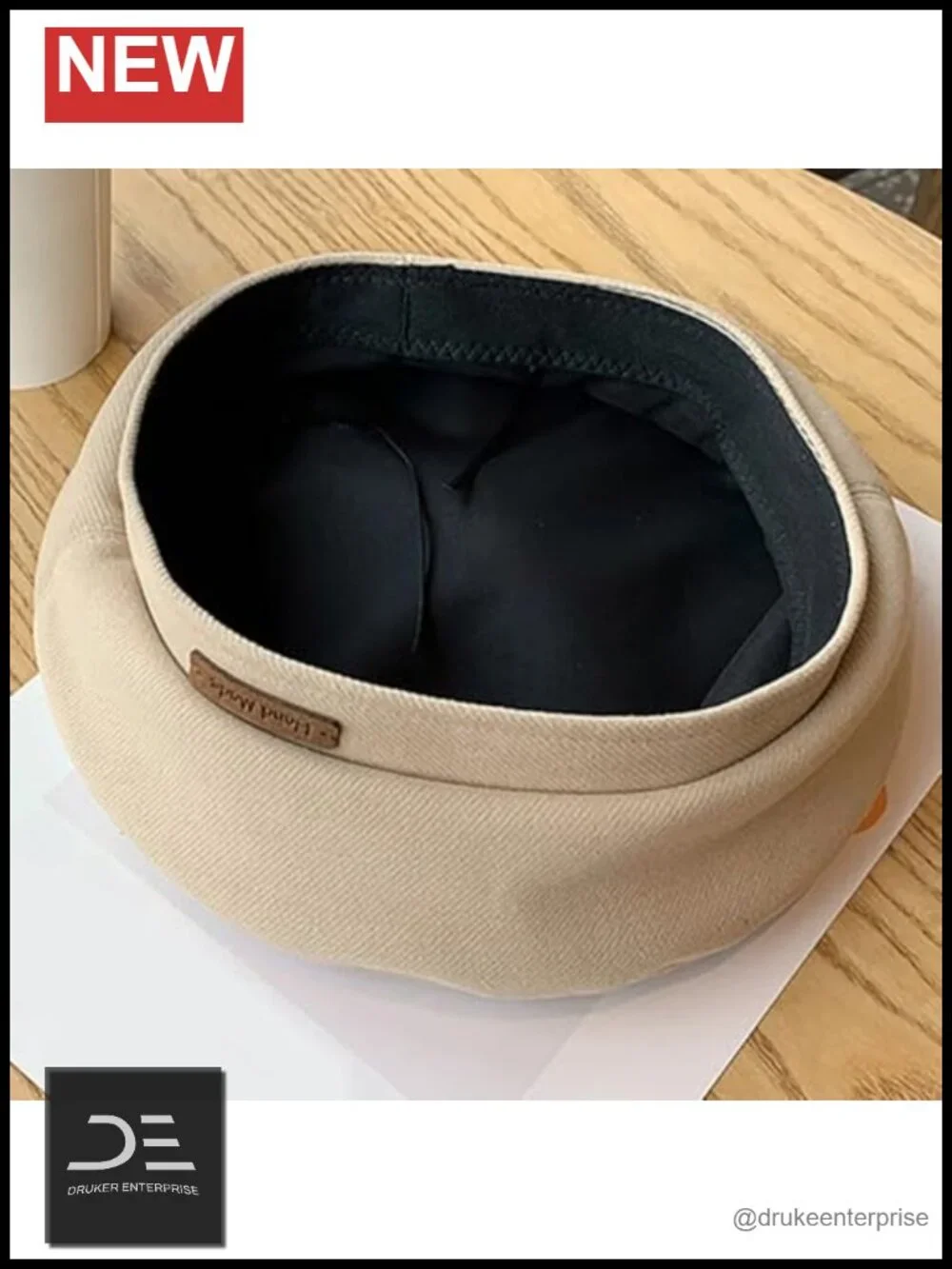 Polyester Beret Hat Women Classic French Style Artist Beret